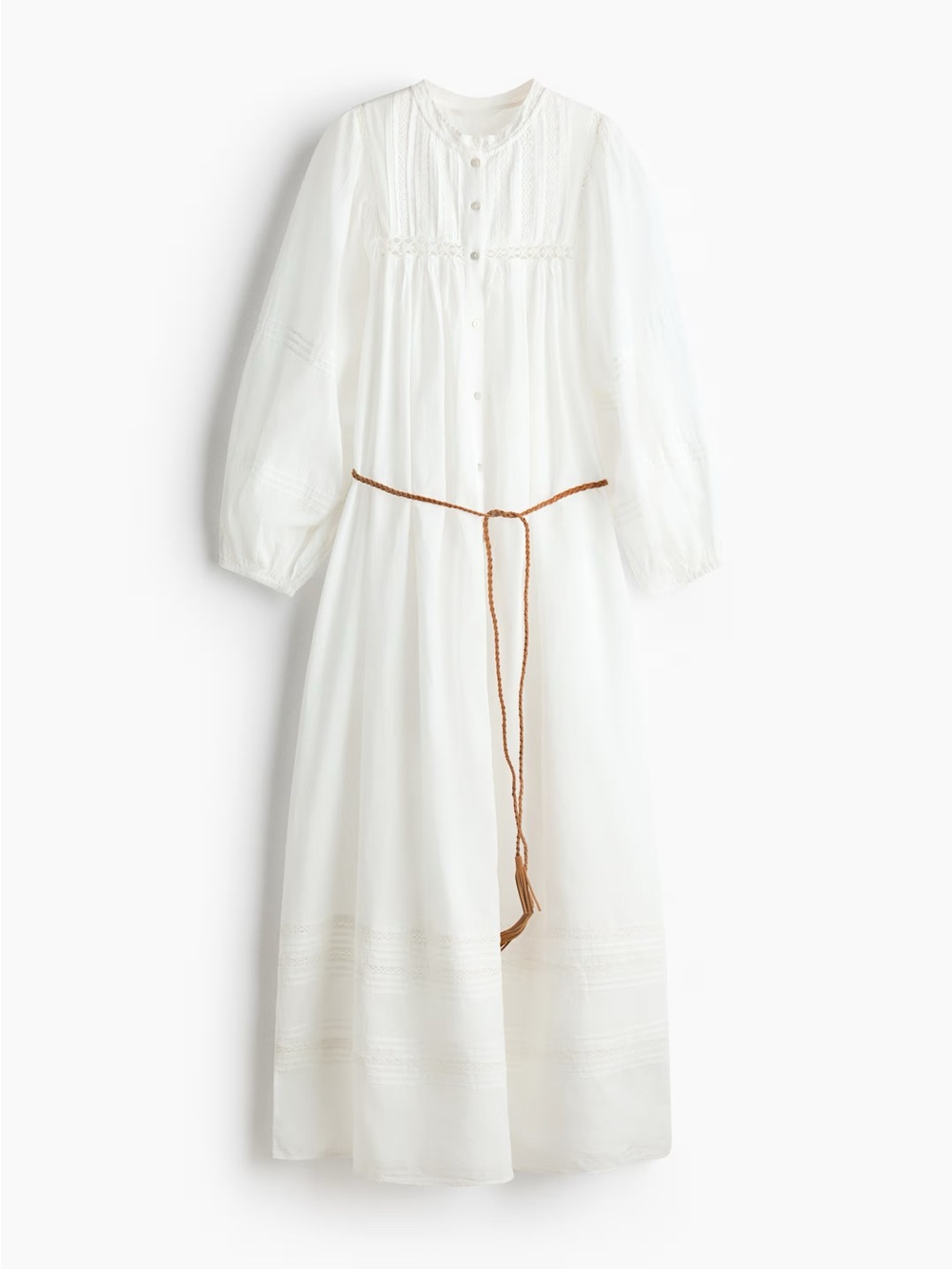 H&M Oversized Tie-Belt Tunic Dress - Picture 6 of 7